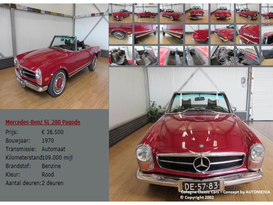 Mercedes Benz Pagode 280 SL by AUTOMENIA 